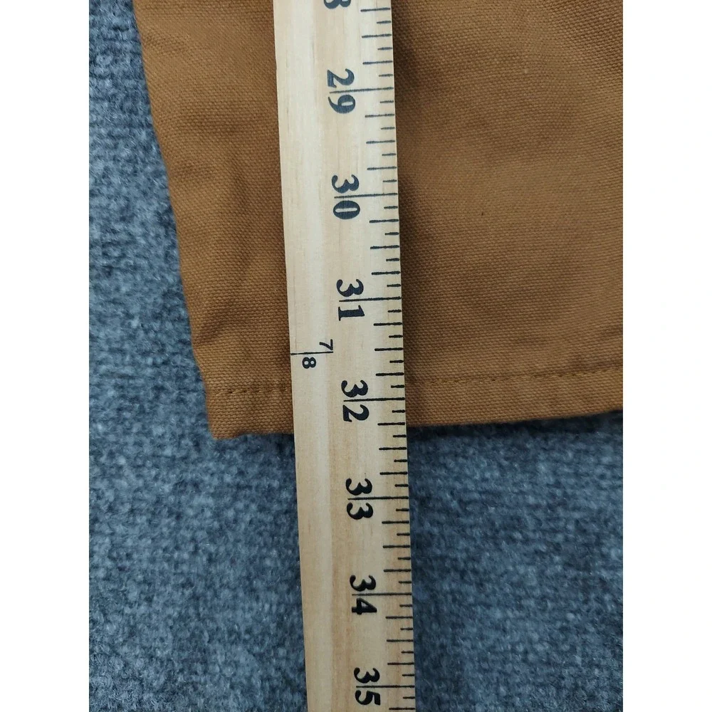 Carhartt Overalls Toddler 3T Brown Duck Canvas Flannel Lined Bib Double Knee